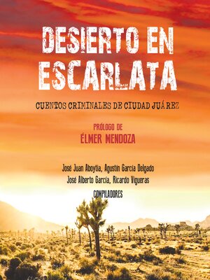 cover image of Desierto en escarlata